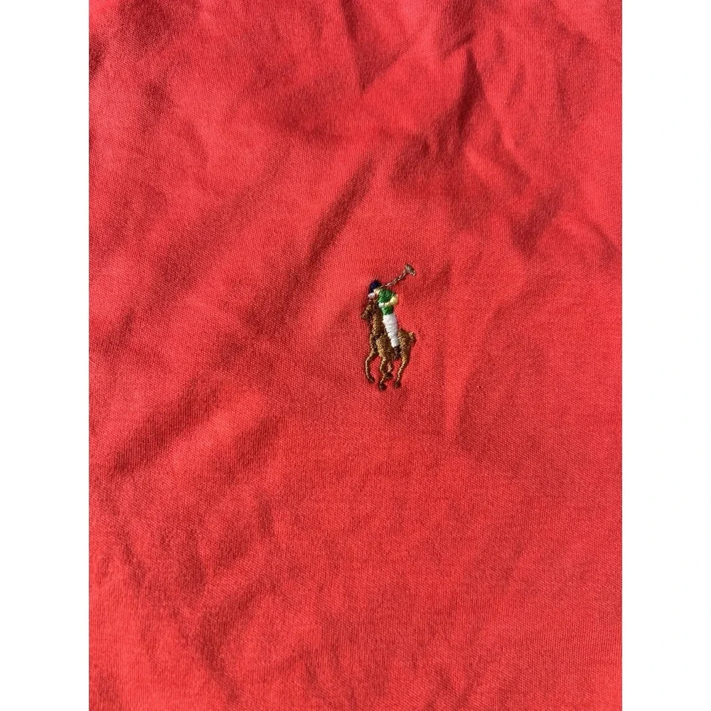 Polo Ralph By Ralph Lauren‎ Pima Interlock 100% Cotton XXL 2XL Polo Shirt Salmon